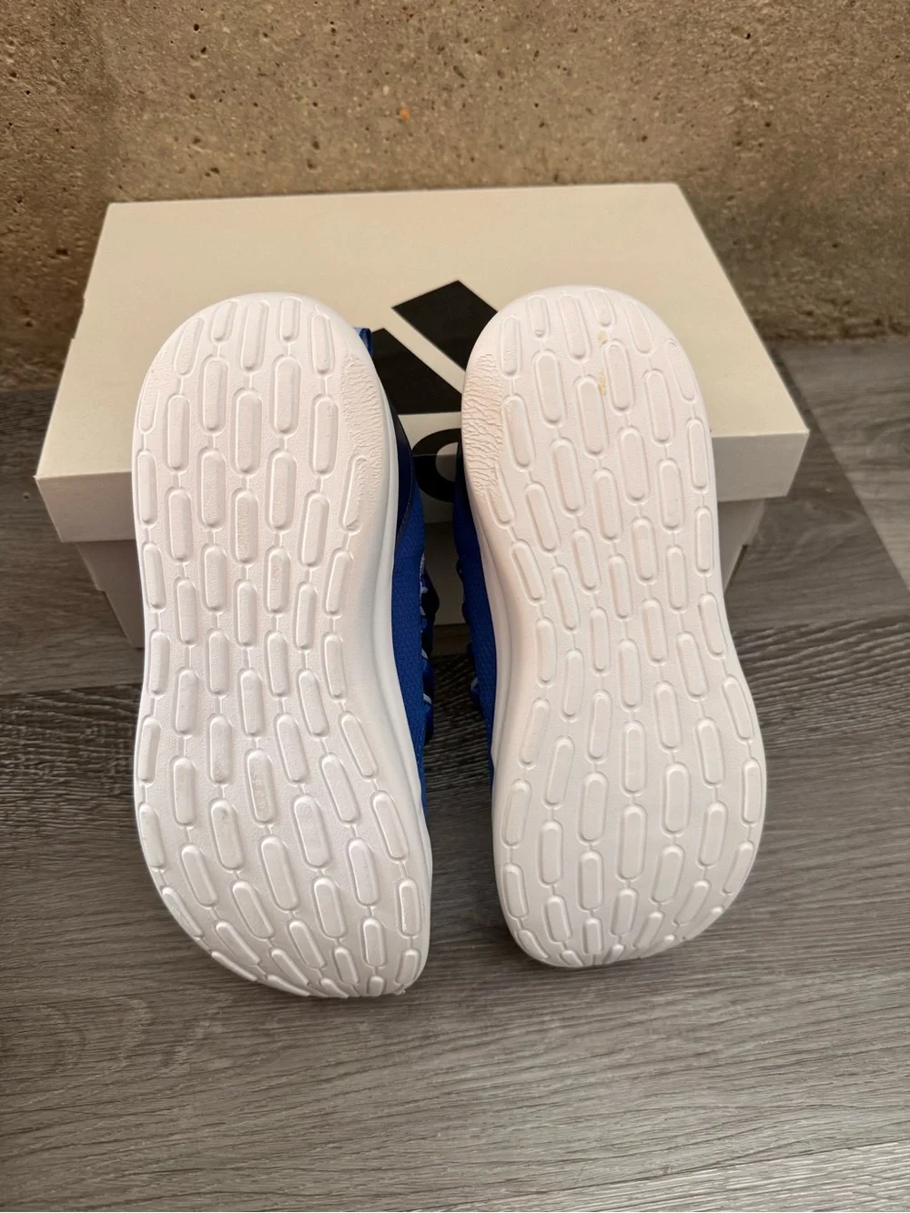 adidas Blue Slip-On Mesh Loafers